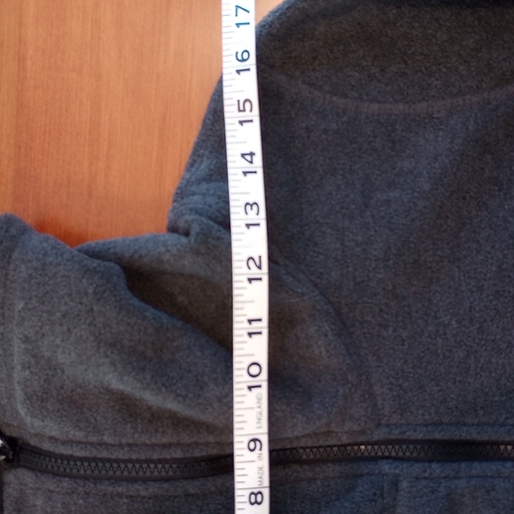 Calvin Klein Performance Ladies Zip Up Fleece Jacket Size:S Color:Gray - Picture 11 of 13